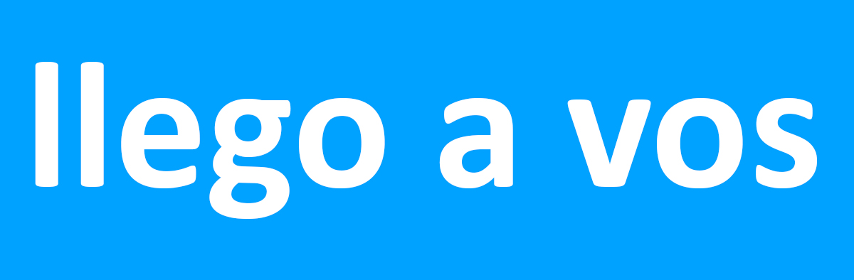 llego a vos